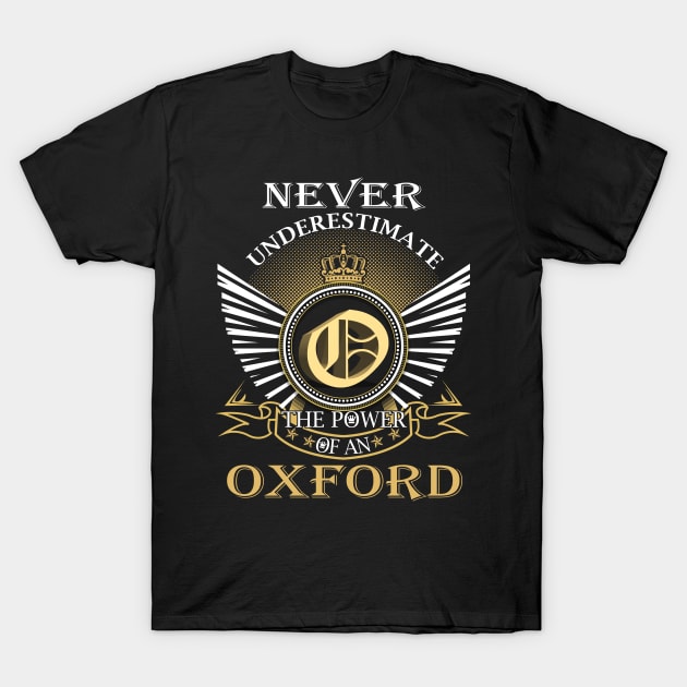 Never Underestimate OXFORD T-Shirt by Nap